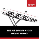 EPICA Silicone Coated Ironing Board Cover- Resists Scorching and Staining - 15" x54