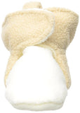 Luvable Friends Unisex Baby Cozy Fleece Booties, Cream Tan, 0-6 Months US