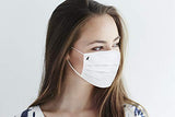 PALE MALE BOX FABRIC FACE MASKS Water Repellent Pleated Style with Nose wire