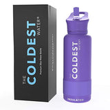 The Coldest Water Bottle - 32oz Sports Wide Mouth Hot Cold, Modern Double Walled