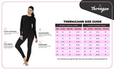 Thermajane Women's Ultra Soft Thermal Underwear Long Johns Set with Fleece Lined
