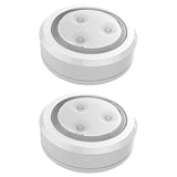 Brilliant Evolution BRRC113 Ultra Thin Wireless LED Puck Light 2 Pack