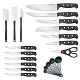 Farberware 22-Piece Never Needs Sharpening Triple Rivet High-Carbon Stainless Steel