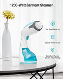 BEAUTURAL Steamer for Clothes with Pump Steam Technology, Portable Handheld