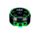 Tattoo Power Supply - Aurora II Power Supply 2nd Gen Colorful Voltage Fits All Tattoo Machine (Black)