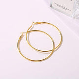 4" Extra Large Most Gigantic Hoop Earrings for Women Girls,14K Gold Plated Rose Gold