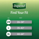 Depend FIT-FLEX Incontinence Underwear for Men, Maximum Absorbency, Disposable