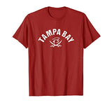 Vintage Red Tampa Bay Old School Pirate TB Cool Tampa Bay T-Shirt
