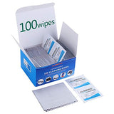 Pre-Moistened Lens Wipes ALIBEISS Screen Wipes for Glasses, Camera,Tablets, Smartphone
