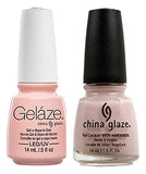 China Glaze Gelaze Tips and Toes Nail Polish, Diva Bride, 2 Count