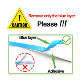 Blue Led Strip Lights Waterproof Battery Operated with Remote, 8 Modes, Dimmable