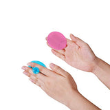 Extra Soft Silicone Face Scrubber Cleanser Brush Pad-Handheld Manual Massager