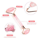 Deciniee Jade Roller and Gua Sha Tools Set - Anti Aging Rose Quartz Roller Massager