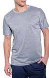 Men's Quick Dry Fit Dri-Fit Short Sleeve Active Wear Training Athletic Essentials Crew