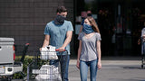 Copper Fit unisex adult Guardwell Face Cover and Neck Gaiter, Blue, US