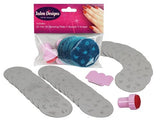 Nail Art Stamping Design Kit- 30 Manicure Plate Set with Polish Stamper and Scraper by Salon Designs