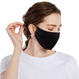 ROSEWARD 100% Mulberry Silk Face Adjustable Mask with Filter Pocket-Black