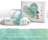 Baby Wipes, Pampers Aqua Pure Sensitive Water Baby Diaper Wipes, Hypoallergenic