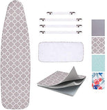 SUNKLOOF Scorch Resistance Ironing Board Cover and Pad Resists Scorching and Staining