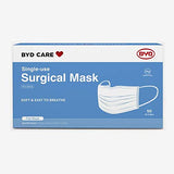 3-Ply Disposable Face Mask, One Size, Box of 50