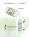 Pure Selects Foaming Hand & Body Concentrate • no added fragrance or dye • 1 Quart makes 64 Foaming Soap Dispensers • HYPOALLERGENIC • All Natural • Plant Derived • Safe for Sensitive Skin