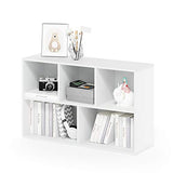 Furinno 5-Cube Open Shelf, White