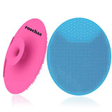 Extra Soft Silicone Face Scrubber Cleanser Brush Pad-Handheld Manual Massager