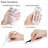 120 Pcs Multi Shapes Glass Crystal AB Rhinestones For Nail Art Craft, Mix 12 Style