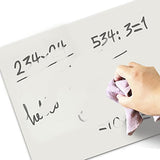 Dry Erase White Board 9"X12" Wipe Off Lap Board (Blank Dry Erase Board)