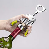 Wine Opener, Zinc Alloy Premium Wing Corkscrew Wine Bottle Opener