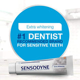 Sensodyne Toothpaste for Sensitivity, Extra Whitening for Sensitive Teeth, 4 Ounce