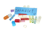 INFMETRY Capsule Letters Message in a Bottle (Mixed Color 90pcs)