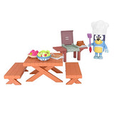 Bluey Dad Backyard BBQ - Bandit 2.5" Figure with Backyard Playset, Multicolor, 13030