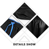 ZENGVEE Sweatpants for Men with Zipper Pockets Open Bottom Athletic Pants