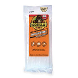 Gorilla Hot Glue Sticks, Full Size, 8" Long x .43" Diameter, 20 Count, Clear