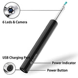 Ear Wax Removal Endoscope Otoscope, Earwax Remover Tools, Scope, with 1080P FHD Camera, 6 Led Lights, Wireless Connected, Compatible with iPhone, iPad, Android Smart Phones & Tablets