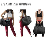 Sports Gym Bag with Wet Pocket & Shoes Compartment, Travel Duffel Bag