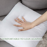 MIULEE Throw Pillow Insert Hypoallergenic Premium Pillow Stuffer Sham Square