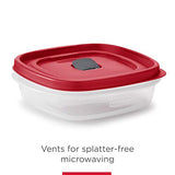 Rubbermaid Easy Find Vented Lids XL Serving Food Storage Set of 2 (4 Pieces Total)