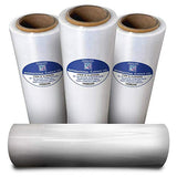 18" Stretch Film/Wrap 1200ft 500% Stretch Clear Cling Durable Adhering