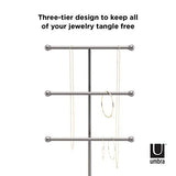 Umbra 299330-491-REM Trigem Hanging Organizer – 3 Tier Table Top