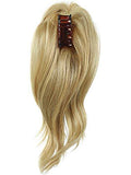 12" Simply Wavy Clip on Pony Color R14/88H GOLDEN WHEAT - Hairdo Hairpieces Heat Friendly Synthetic Claw Clip Flat Iron Curl Blow Dry