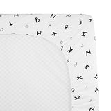 American Baby Company Printed 100% Cotton Jersey Knit Fitted Crib Sheet for Standard