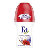 Fa Florel Protect Poppy & Bluebell Anti-perspirant Roll-on Deodorant - 50 Ml