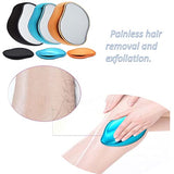 Crystal Hair Eraser for Women and Men, Magic Hair Eraser Crystal Hair Remover, Painless Exfoliation Hair Removal Tool for Arms Legs Back.