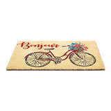 DII Welcome Home Natural Coir Doormat, Indoor/Outdoor, 18x30, Bonjour