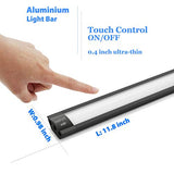 LED Under Cabinet Lighting, Under Counter Lighting with 33 LEDs and Touch