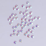 PrettyG 2880pcs SS16 Nail Crystals Bare AB Nail Art Sparkly Round Flatback Rhinestones, Non-Self-Adhesive Bab-S16
