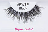 Elegant Lashes #RWSP Black | Wispy False Eyelashes (Premium 100% Natural Human Hair Wispies)