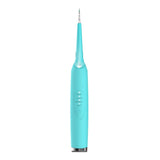 Pinkiou Electric Dental Calculus Remover with Smart Lights Stainless Steel Dental Clean Head IPX6 waterproof Teeth Stain Eraser Polisher for Household Dental Care